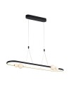 Italux Lausanne LED 44W 2640lm 3000K Pendant Black Pink PND-20112035-1C-BL