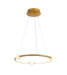 LED pendant lamps - Italux Lozanna LED 36W 2100lm 3000K Pendant Bronze Antique PND-20112035-1A-GD. - product 1