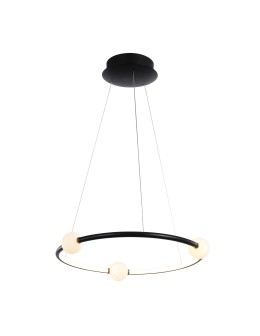 Italux Lausanne LED 36W 2100lm 3000K Pendant Black Pink PND-20112035-1A-BL