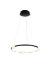 Italux Lausanne LED 36W 2100lm 3000K Pendant Black Pink PND-20112035-1A-BL