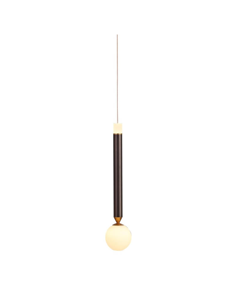 LED pendant lamps - Italux Laon LED 6W 600lm 3000K Coffee Pendant PND-2018109-1 - product kolory-swiatla.pl 1