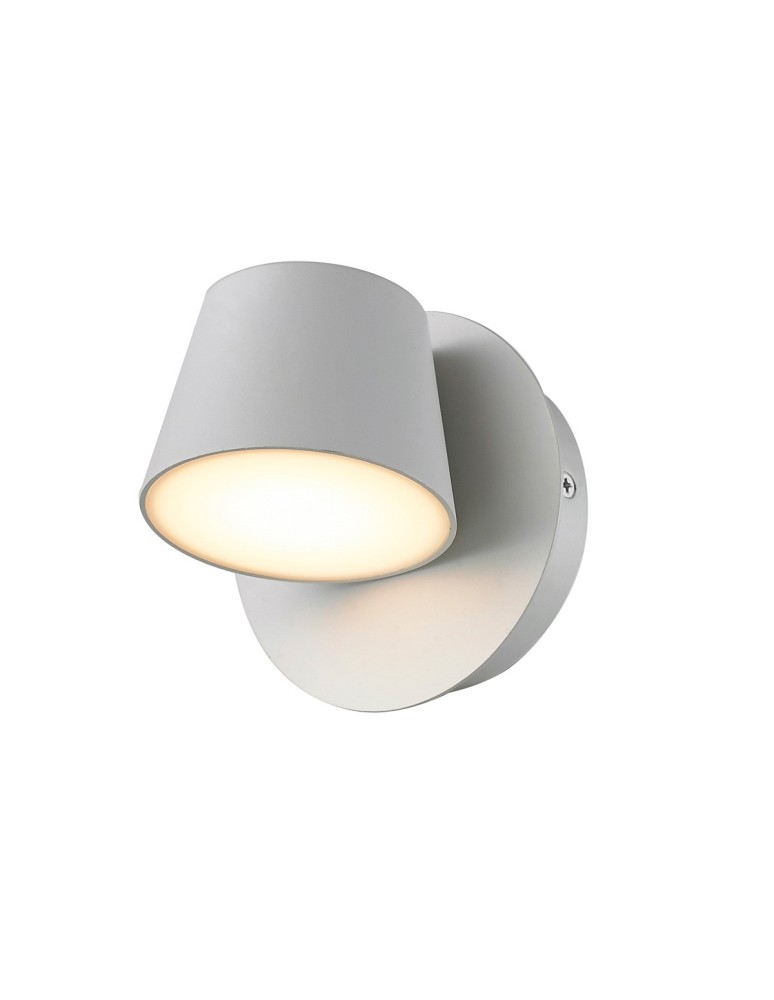 Wall lamps - Italux Kuola LED 6W 240lm 3000K Wall lamp White MB1350-1 WH - product kolory-swiatla.pl 1