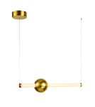 Designer pendant lamps - Italux Halling LED 13.3W 1215lm 3000K Pendant Copper PND-16357-CB-1 - product 1