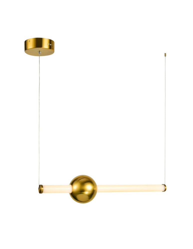 Designer pendant lamps - Italux Halling LED 13.3W 1215lm 3000K Pendant Copper PND-16357-CB-1 - product kolory-swiatla.pl 1