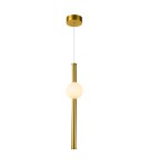 Designer pendant lamps - Italux Halling LED 9.95W 777lm 3000K Pendant Copper PND-16357-C-1 - product 1