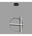 Designer pendant lamps - Italux Cerrila LED 48.6W 2000lm 3000K Pendant Black PND-29772750-3A-BK - product 2
