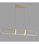Designer pendant lamps - Italux Cerrila LED 31.2W 1300lm 3000K Pendant Gold PND-29772750-1A-GD. - product 2