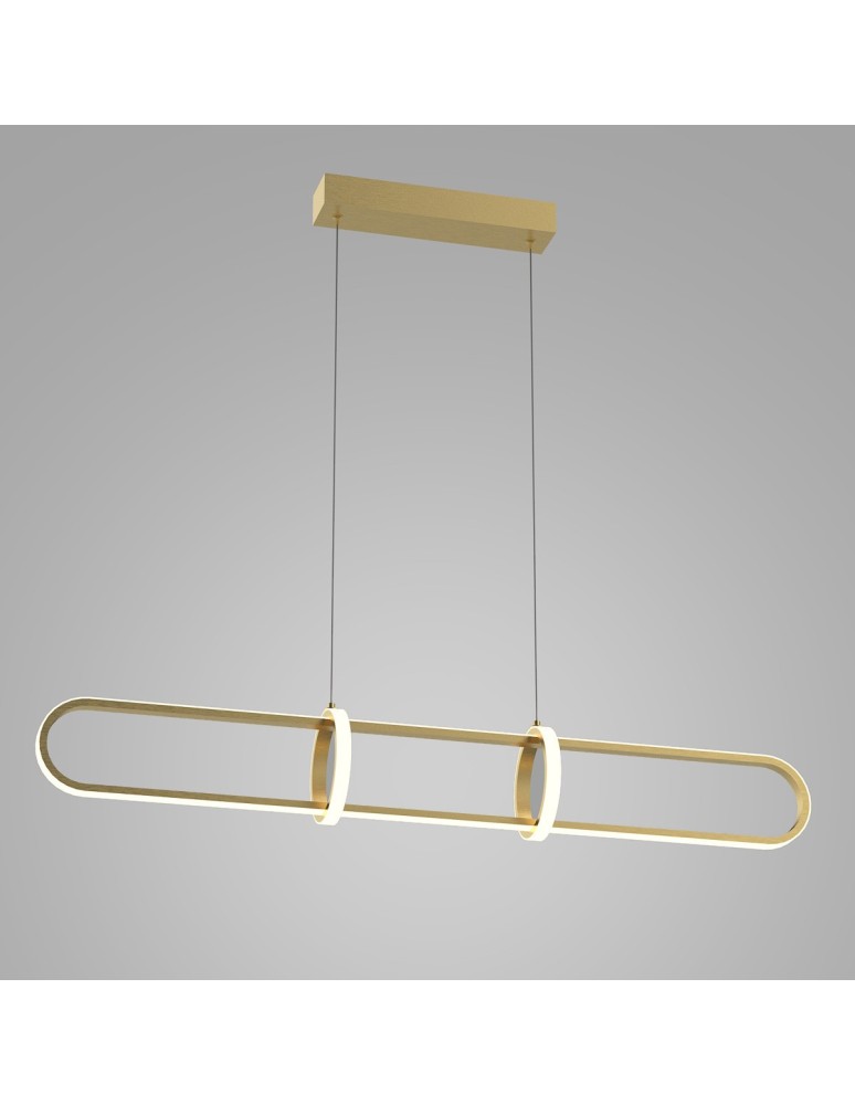 Designer pendant lamps - Italux Cerrila LED 31.2W 1300lm 3000K Pendant Gold PND-29772750-1A-GD. - product kolory-swiatla.pl 1