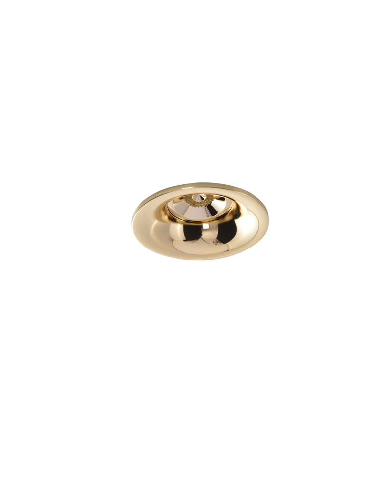 Decorative flush-mounted lamps - Azzardo ADAMO MIDST GOLD 1xGU10 Recessed Gold AZ1482 - product kolory-swiatla.pl 1