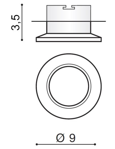 Azzardo ADAMO MIDST GOLD 1xGU10 Recessed Gold AZ1482 - product 2