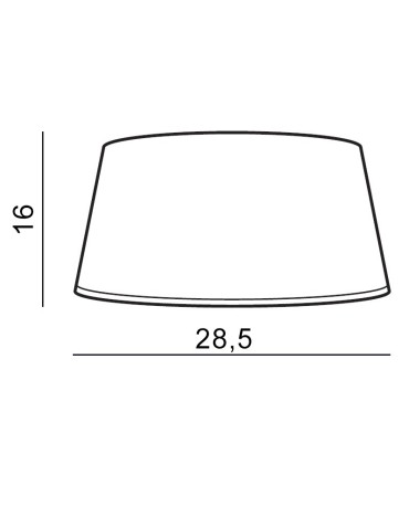 Azzardo AMADEO SHADE OVAL WHITE lampshade White AZ2421 - product 2
