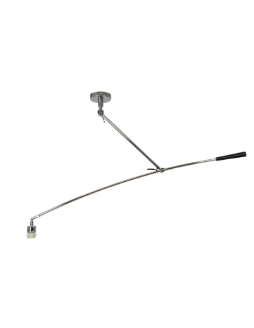 Azzardo BARCELONA LAMPBODY 1xE27 Pendant/Arm with Mounting Base without Lampshade Chrome AZ2288