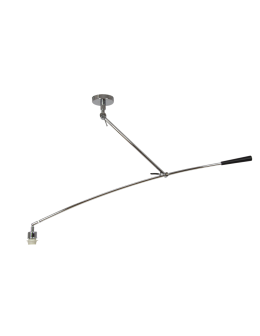 Azzardo BARCELONA LAMPBODY 1xE27 Pendant/Arm with Mounting Base without Lampshade Chrome AZ2288