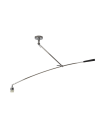Azzardo BARCELONA LAMPBODY 1xE27 Pendant/Arm with Mounting Base without Lampshade Chrome AZ2288