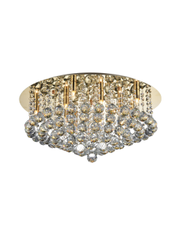 Azzardo BOLLA 58 GOLD 10xG9 Sufitowa/Wisząca Złoty AZ3084