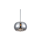 Glamour pendant lamps - Azzardo BURN 1 1xG9 Pendant Chrome AZ3082 - product 1