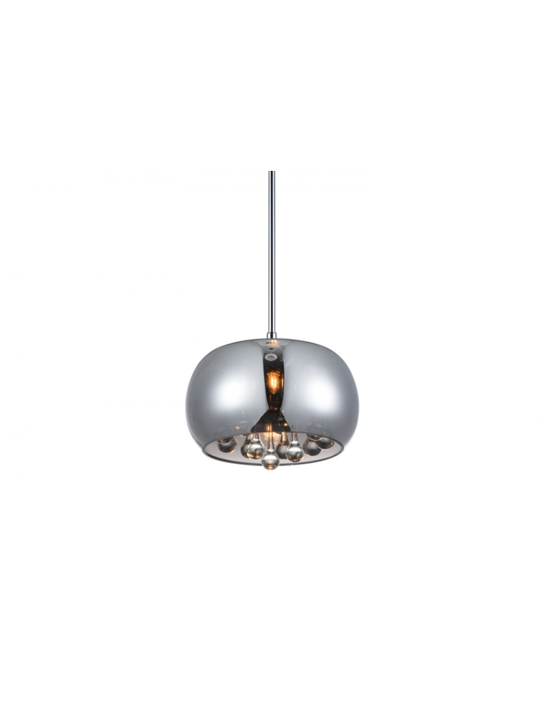 Glamour pendant lamps - Azzardo BURN 1 1xG9 Pendant Chrome AZ3082 - product kolory-swiatla.pl 1