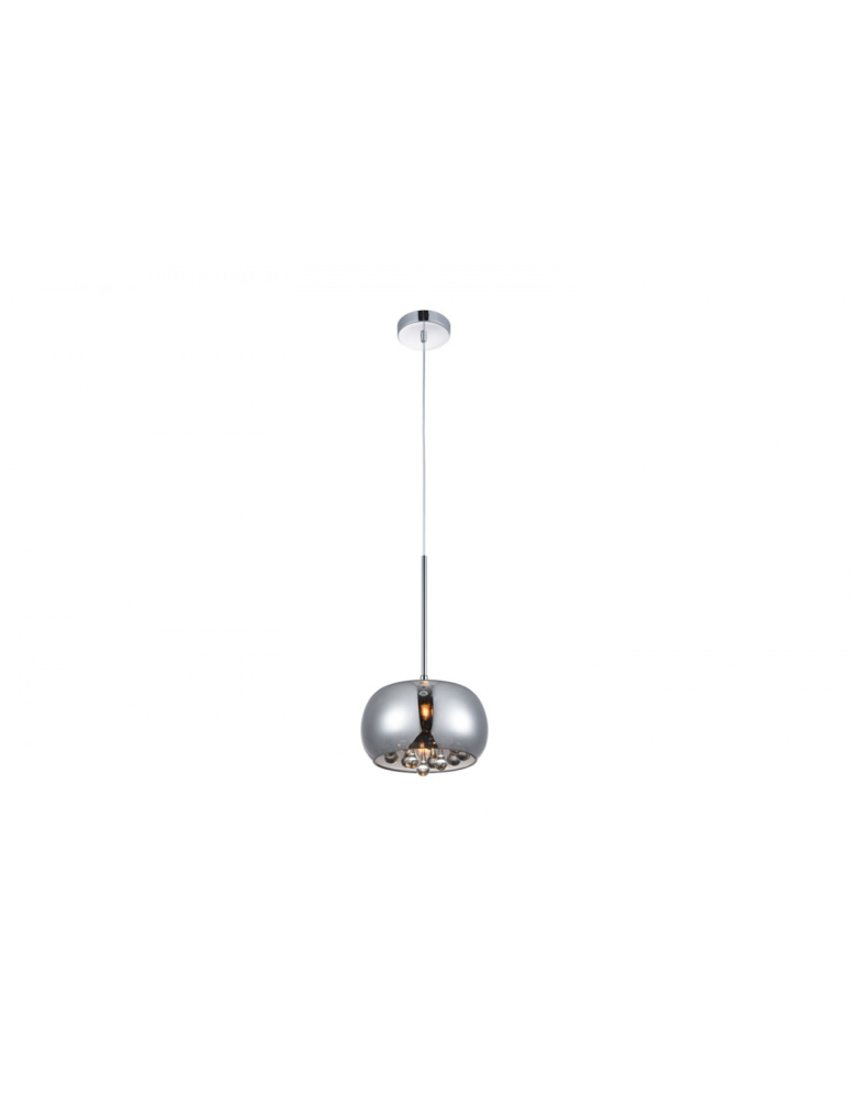 Glamour pendant lamps - Azzardo BURN 1 1xG9 Pendant Chrome AZ3082 - product kolory-swiatla.pl 2