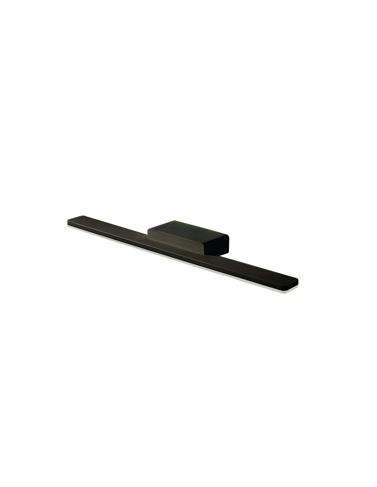 Bathroom wall lamps - Azzardo EPSILON 60 3000K BLACK 1xLED Wall Mounted Black IP44 AZ3347 - product kolory-swiatla.pl 1