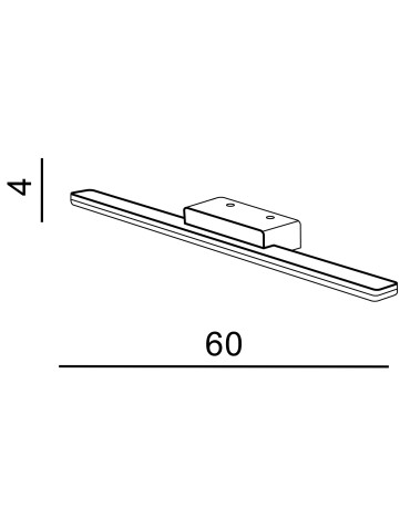 Azzardo EPSILON 60 3000K BLACK 1xLED Wall Mounted Black IP44 AZ3347 - product 2
