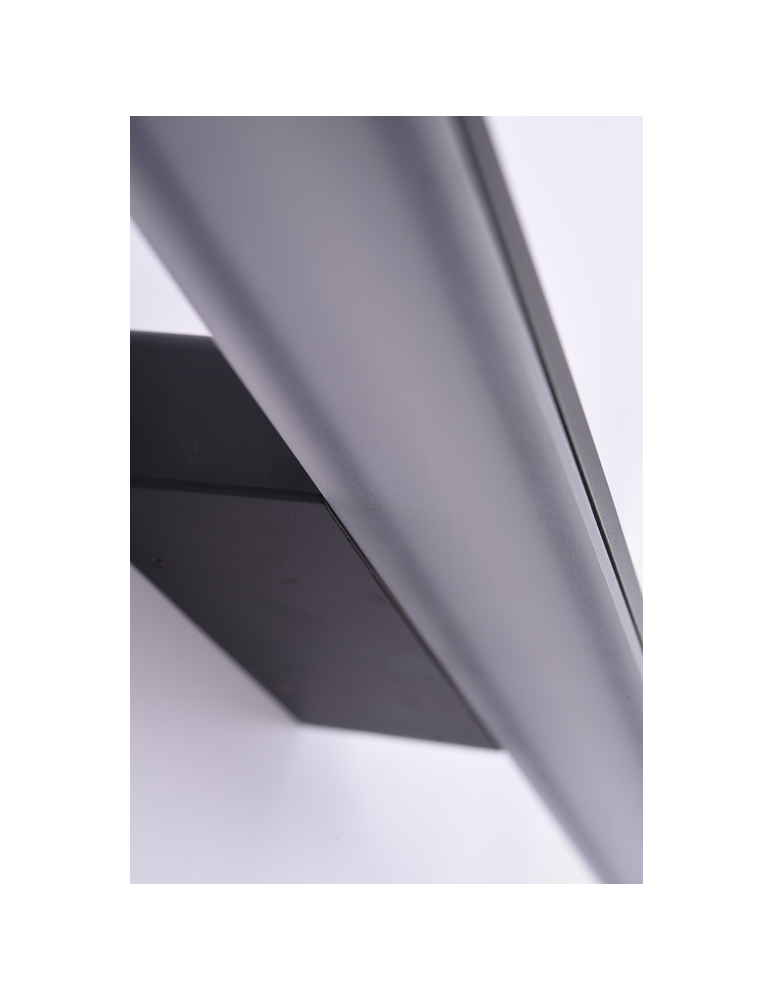 Bathroom wall lamps - Azzardo EPSILON 60 4000K BLACK 1xLED Wall Mounted Black IP44 AZ3348 - product kolory-swiatla.pl 5