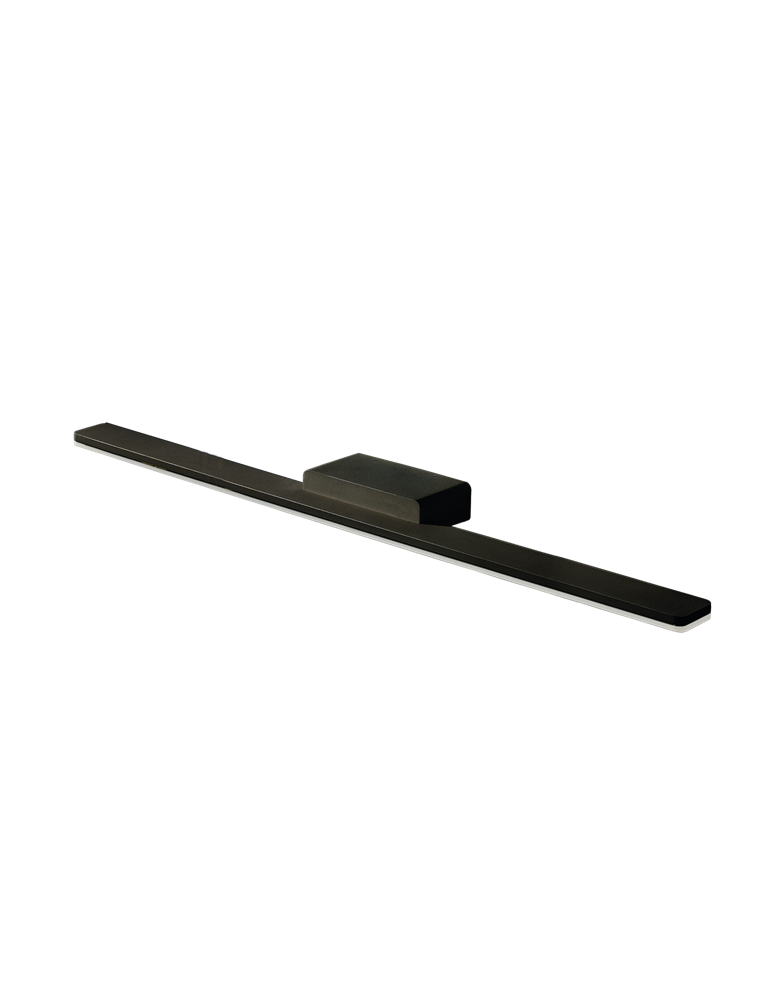 Bathroom wall lamps - Azzardo EPSILON 90 4000K BLACK 1xLED Wall Mounted Black IP44 AZ3350 - product kolory-swiatla.pl 1
