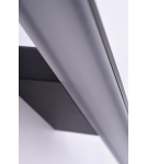 Bathroom wall lamps - Azzardo EPSILON 90 4000K BLACK 1xLED Wall Mounted Black IP44 AZ3350 - product 5