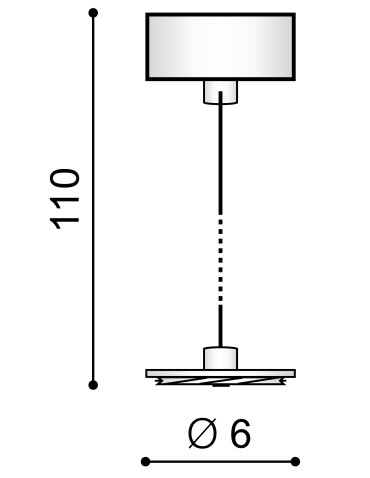 Azzardo EREBUS BASE PENDANT BLACK 1xGU10 Base with Pendant Black AZ3393 - product 2