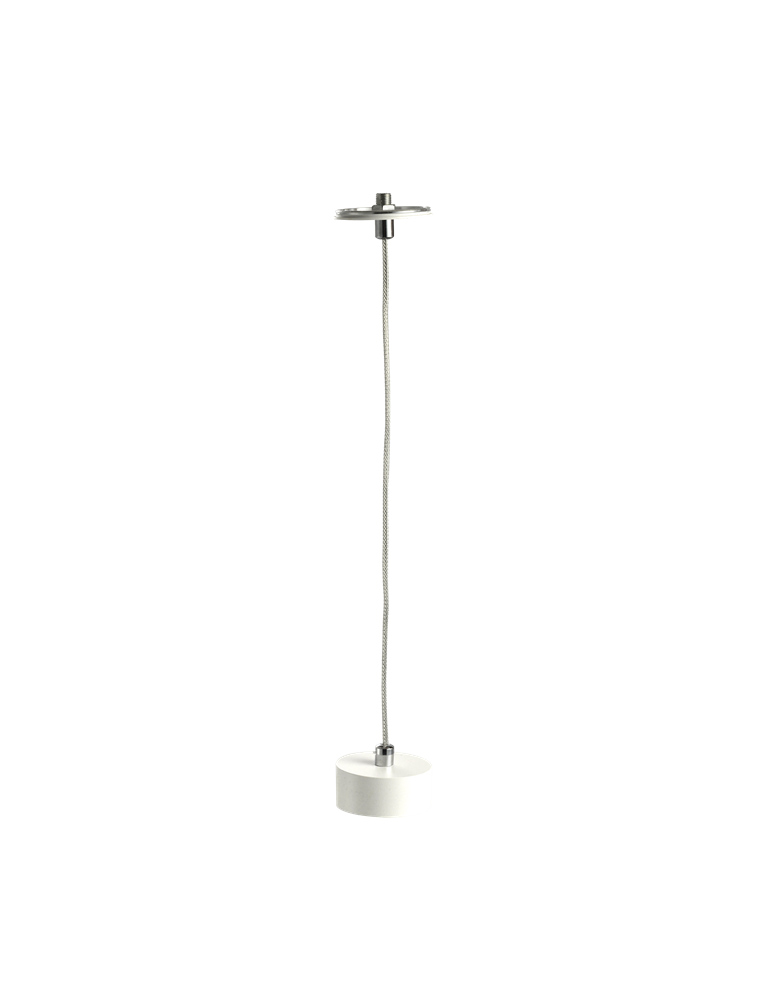 Suspensions - Azzardo EREBUS BASE PENDANT WHITE 1xGU10 Base with Sling White AZ3392 - product kolory-swiatla.pl 1