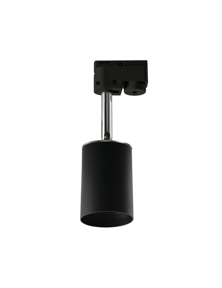 Lamps for 3-phase busbars - Azzardo EREBUS TRACK BLACK 1xGU10 Spotlight For Busbar 3F Black AZ3391 - product kolory-swiatla.pl 1