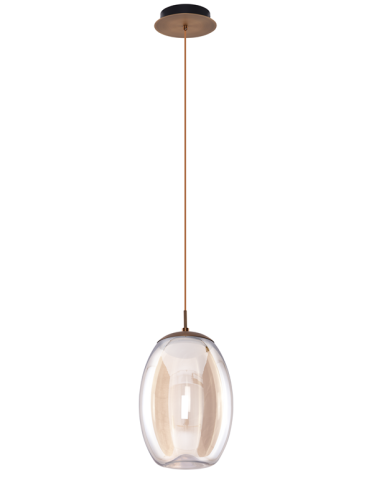 Azzardo HELENA B 1xLED Pendant Champagne AZ3342