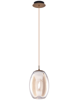 Azzardo HELENA B 1xLED Wisząca Szampański AZ3342