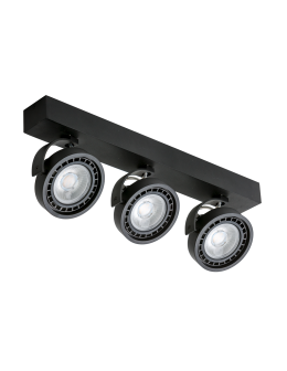 Azzardo JERRY 3 230V BLACK 3xES111 Reflektor Sufitowy Czarny AZ1886