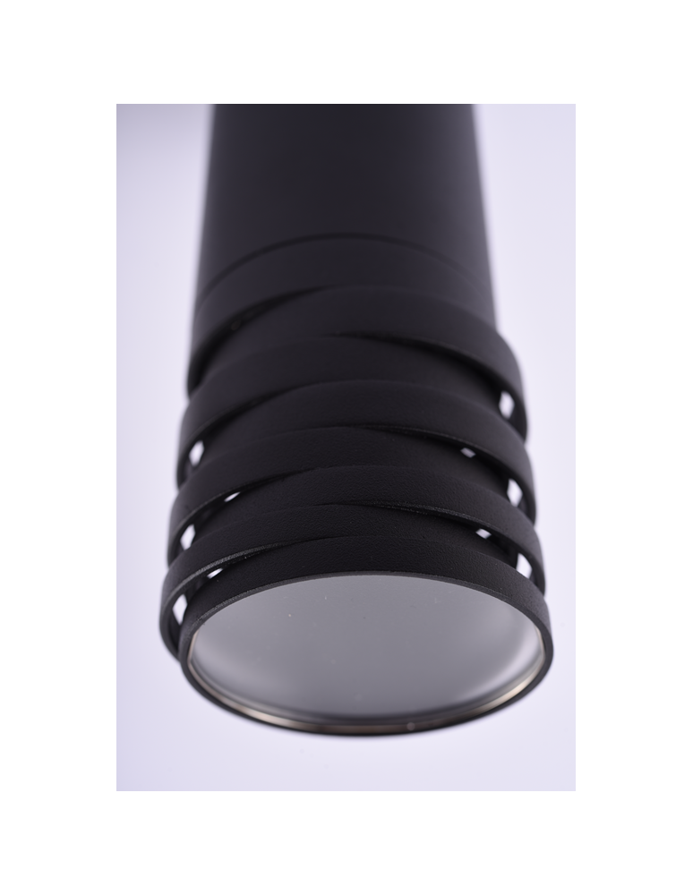 Ceiling luminaires for replaceable light source - Azzardo LOCUS BLACK 1xGU10 Ceiling Light Black AZ3126 - product kolory-swiatla.pl 2