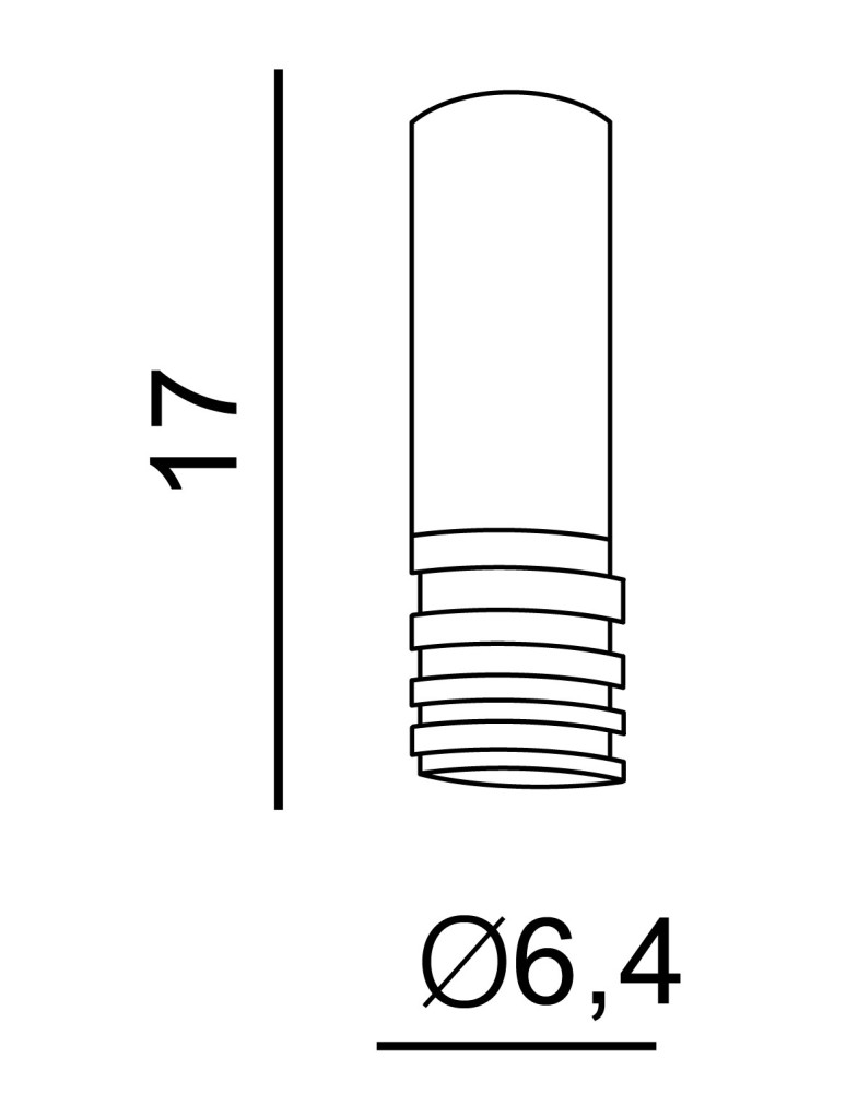 Ceiling luminaires for replaceable light source - Azzardo LOCUS BLACK 1xGU10 Ceiling Light Black AZ3126 - product kolory-swiatla.pl 3