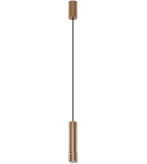 Pendant tube lamps - Azzardo LOCUS L PENDANT CHA 1xGU10 Pendant Champagne AZ3130 - product 1