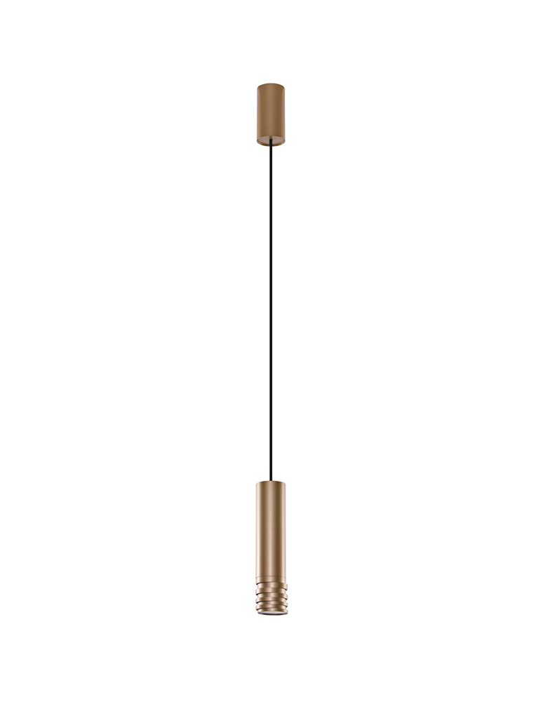 Pendant tube lamps - Azzardo LOCUS L PENDANT CHA 1xGU10 Pendant Champagne AZ3130 - product kolory-swiatla.pl 1