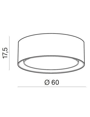 Azzardo MILO XL BLACK 4xE27 Ceiling Light Black AZ3331 - product 2