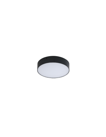 Azzardo MONZA II R 30 4000K BK 1xLED Ceiling Light Black AZ3796