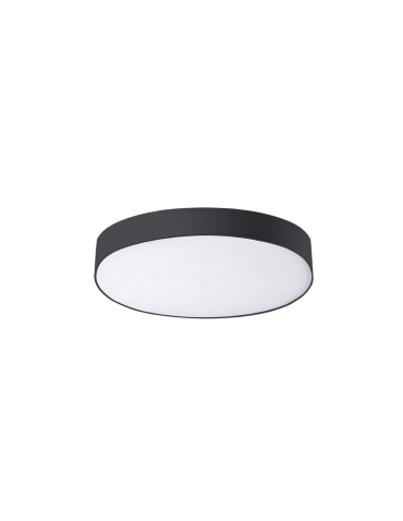 Azzardo MONZA II R 60 4000K BK 1xLED Ceiling Light Black AZ3680