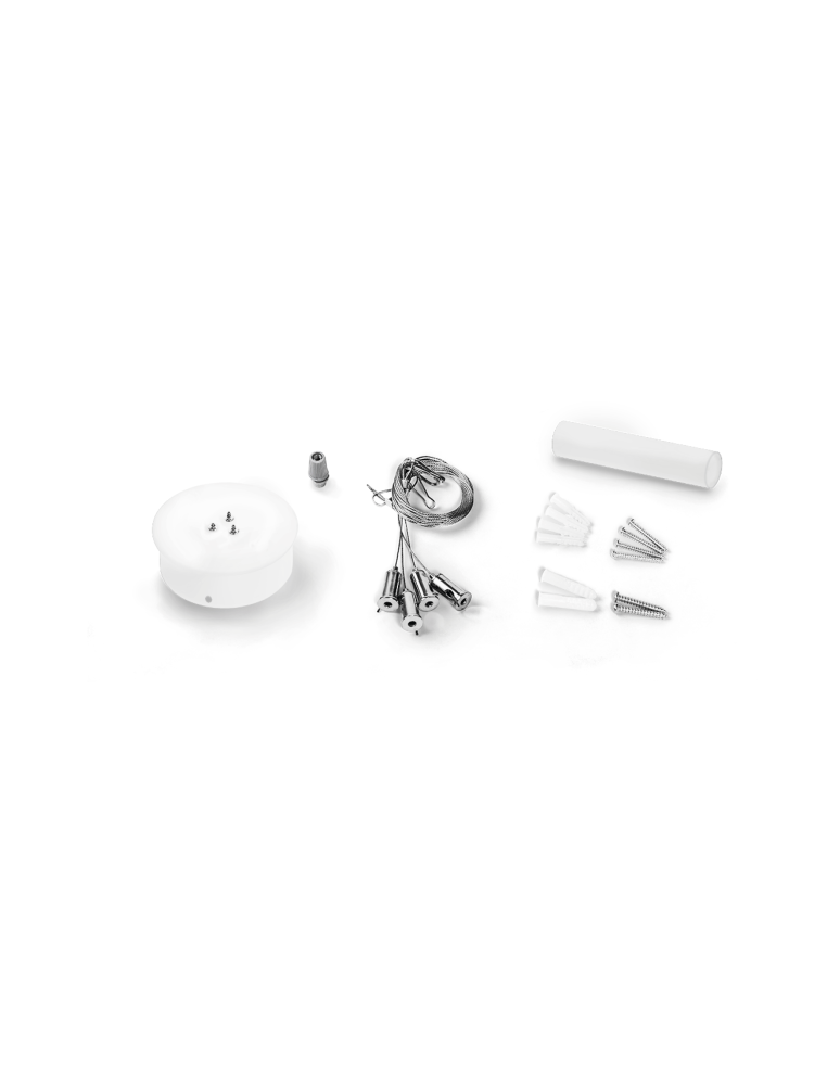 Suspensions - Azzardo MONZA PENDANT ACCESORY WHITE 1 Pendant Accessories White AZ3453 - product kolory-swiatla.pl 2