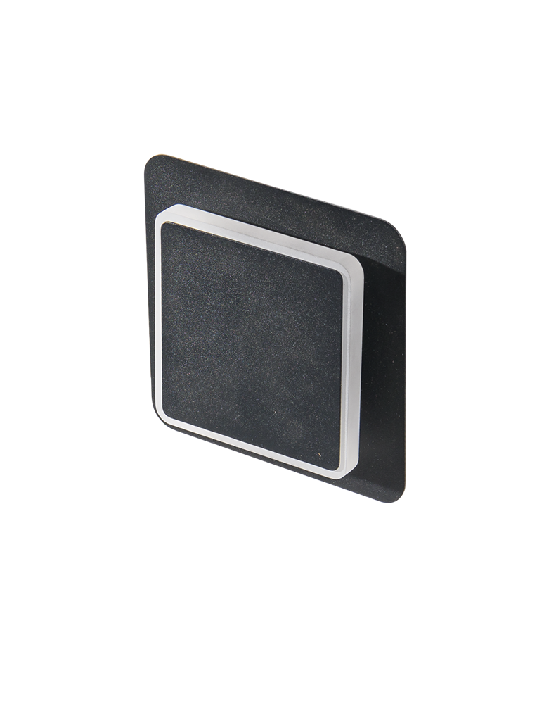 Wall lamps - Azzardo ONYX BLACK 1xLED Wall Mounted Black AZ3358 - product kolory-swiatla.pl 1