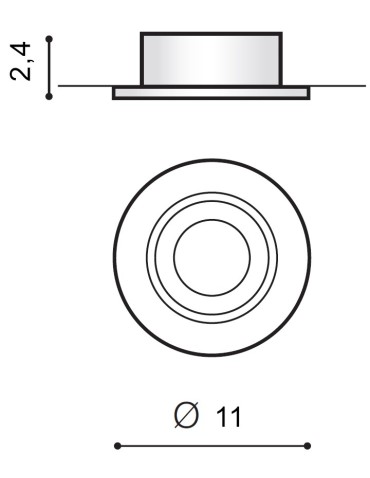 Azzardo REMO 1 DOWNLIGHT WHITE 1xGU10 Recessed White AZ1731 - product 2