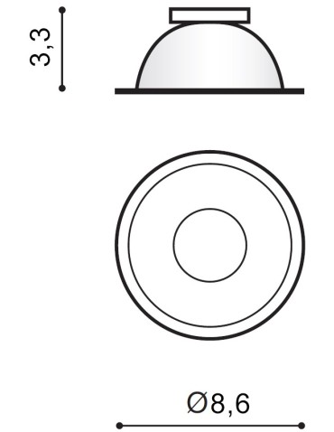 Azzardo REMO R WHITE 1 Odbłyśnik Biały AZ0822 - produkt 2