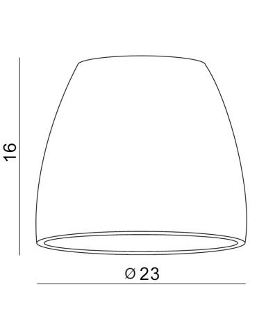 Azzardo SHADE ZA 23 ALU 1 Lampshade Aluminum AZ2594 - product 2