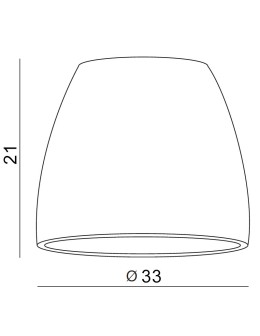 Azzardo SHADE ZA 33 ALU 1 Lampshade Aluminum AZ2596 - product 2