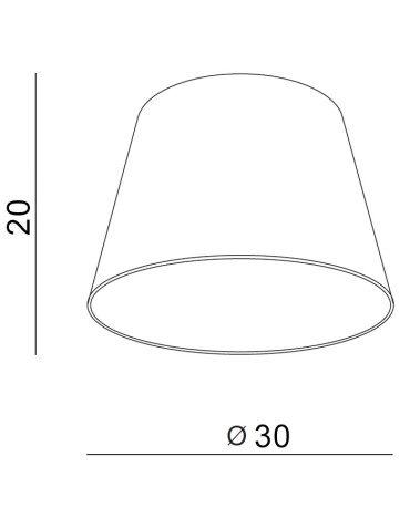 Azzardo SHADE ZF 30 WHITE 1 Abażur Biały AZ2588 - produkt 2