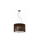 Pendant lamps - Azzardo SIDNEY ROUND BROWN 7xG9 Pendant Brown AZ0511 - product 1