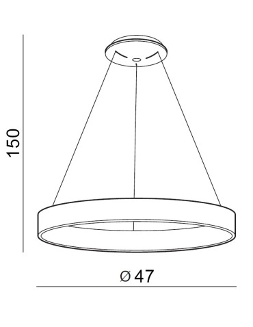 Azzardo SILVAM 45 PENDANT 1xLED Wisząca Drewno/Biały AZ3344 - produkt 2