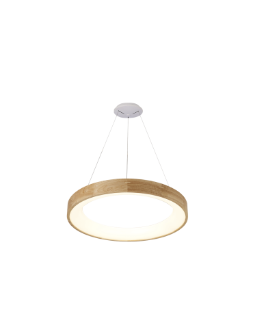 Azzardo SILVAM 45 PENDANT 1xLED Pendant Wood/White AZ3344